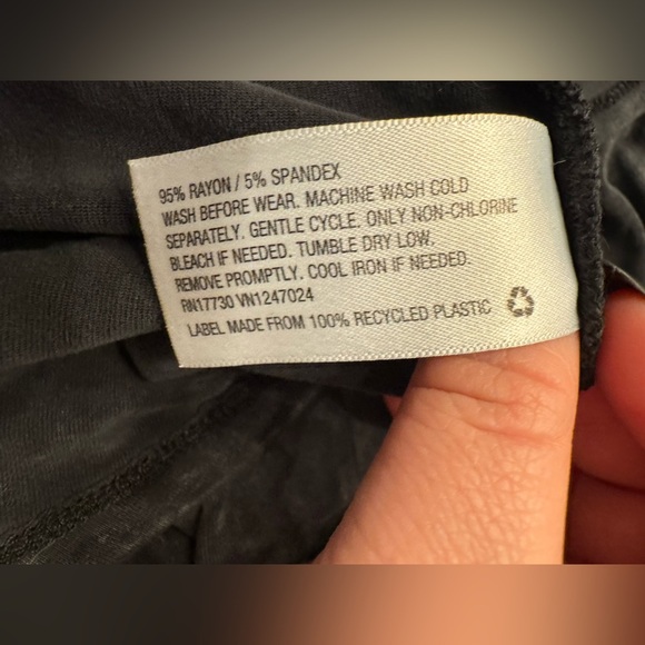 Xhilaration Wild and Free Graphic Tee Black Acid Wash Tunic XL Soft Stretch EUC - Picture 11 of 12